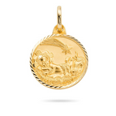 Medalla Oro Amarillo Niño Jesús